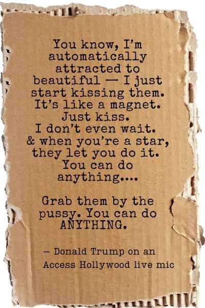Pussy Grab Quote